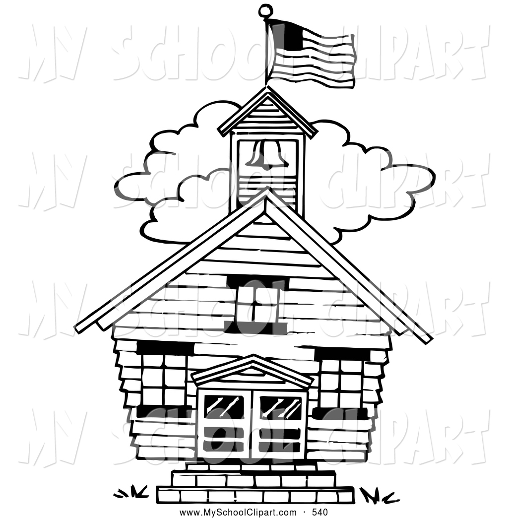 1024x1044 Royalty Free Black And White Stock School Designs