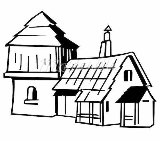 550x486 Cartoon Farm House Cartoon Farm House Free Download Clip Art