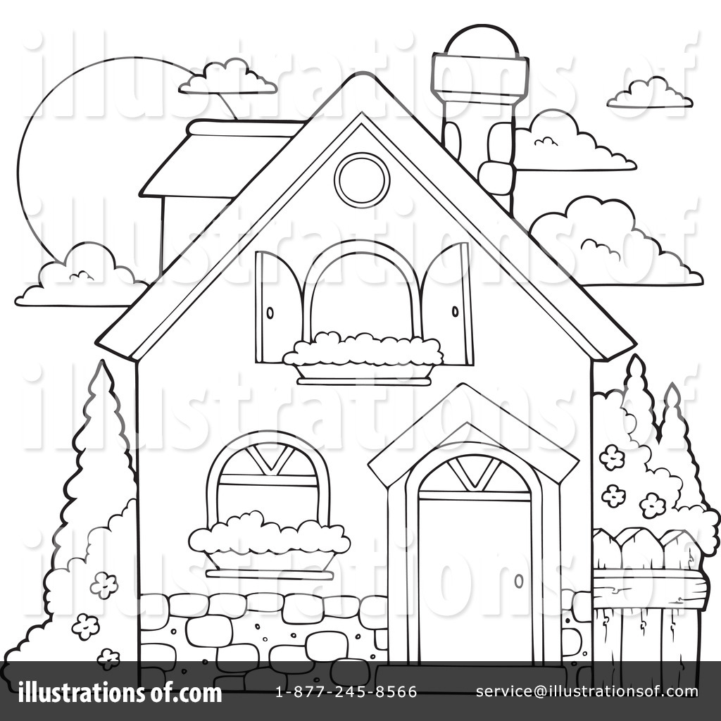 1024x1024 House Clipart