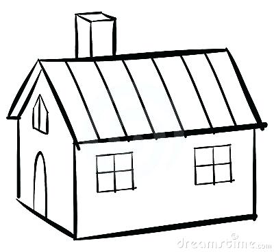 400x367 House Clipart Memocards.co