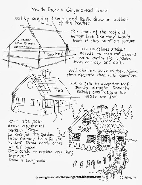 494x640 How To Draw Worksheets For The Young Artist Holiday. Gingerbread