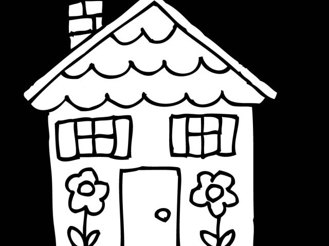 640x480 The Images Collection Of Vector Home Clipart Black And White