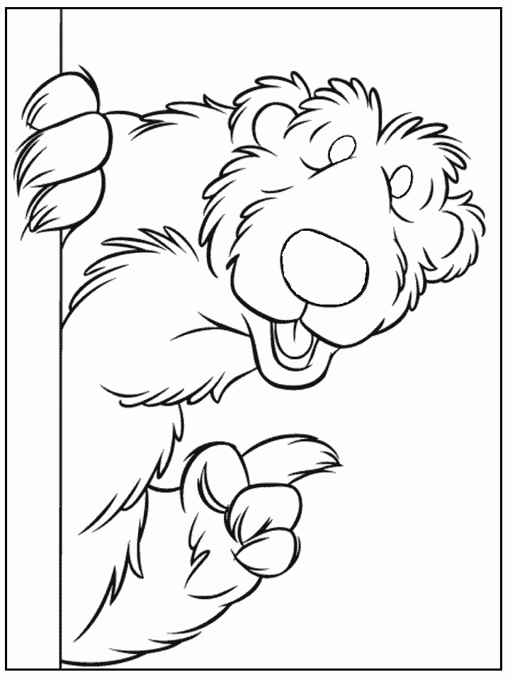 720x956 Bear In The Big Blue House Coloring Pages