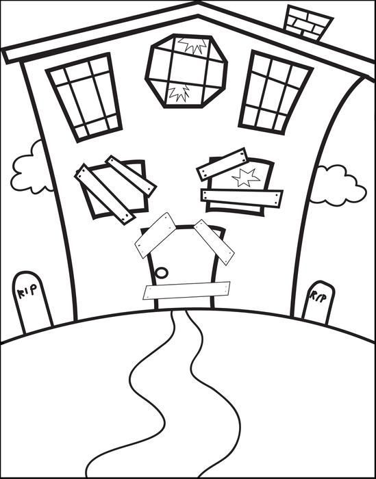 549x700 Haunted House Drawing Ideas