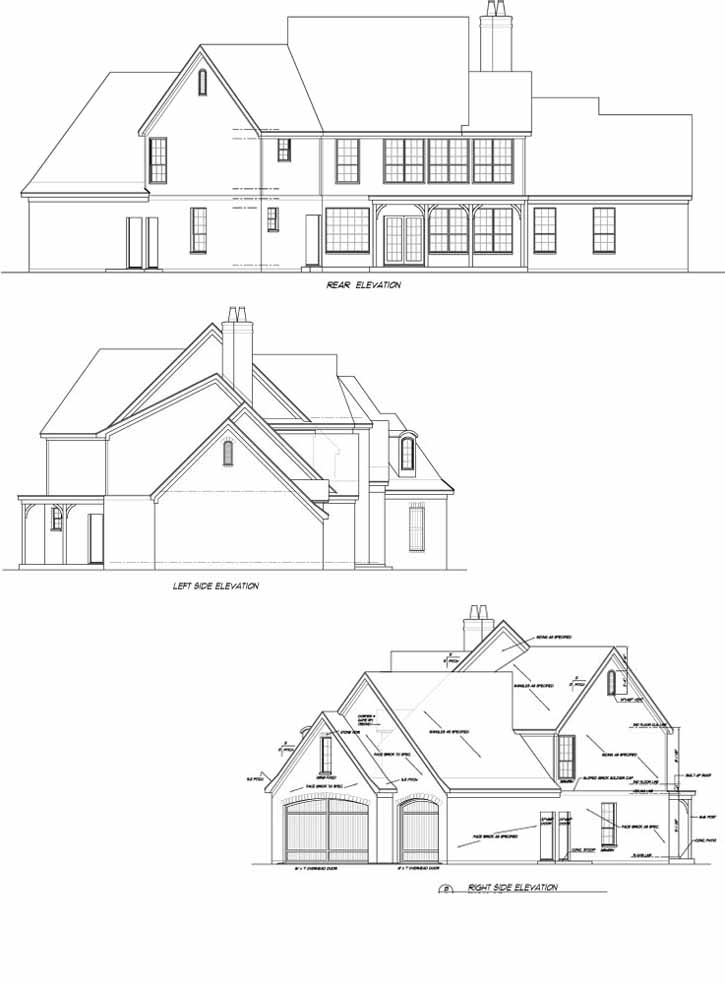 725x984 European Style House Plans