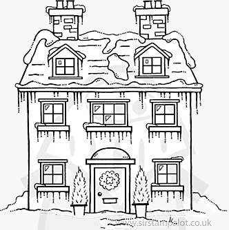 332x334 Christmas House Inside Drawing. Christmas House Csp7384445. Click