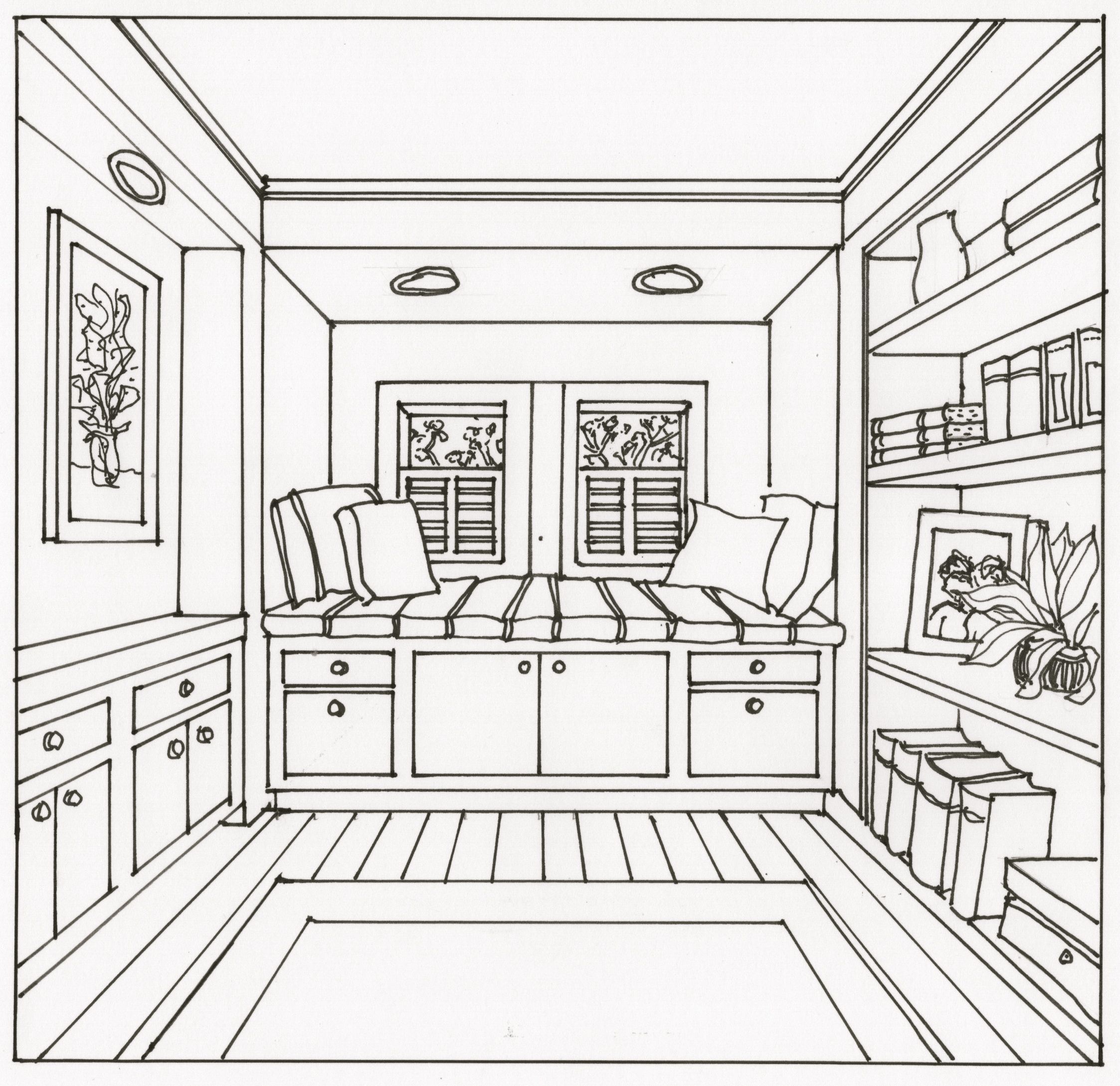 2246x2178 Interior Design Drawings Perspective