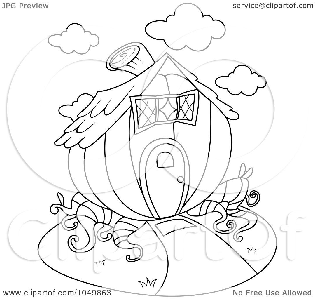 1080x1024 Royalty Free (Rf) Clip Art Illustration Of A Coloring Page Outline