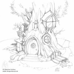 236x238 Tree House Drawnings