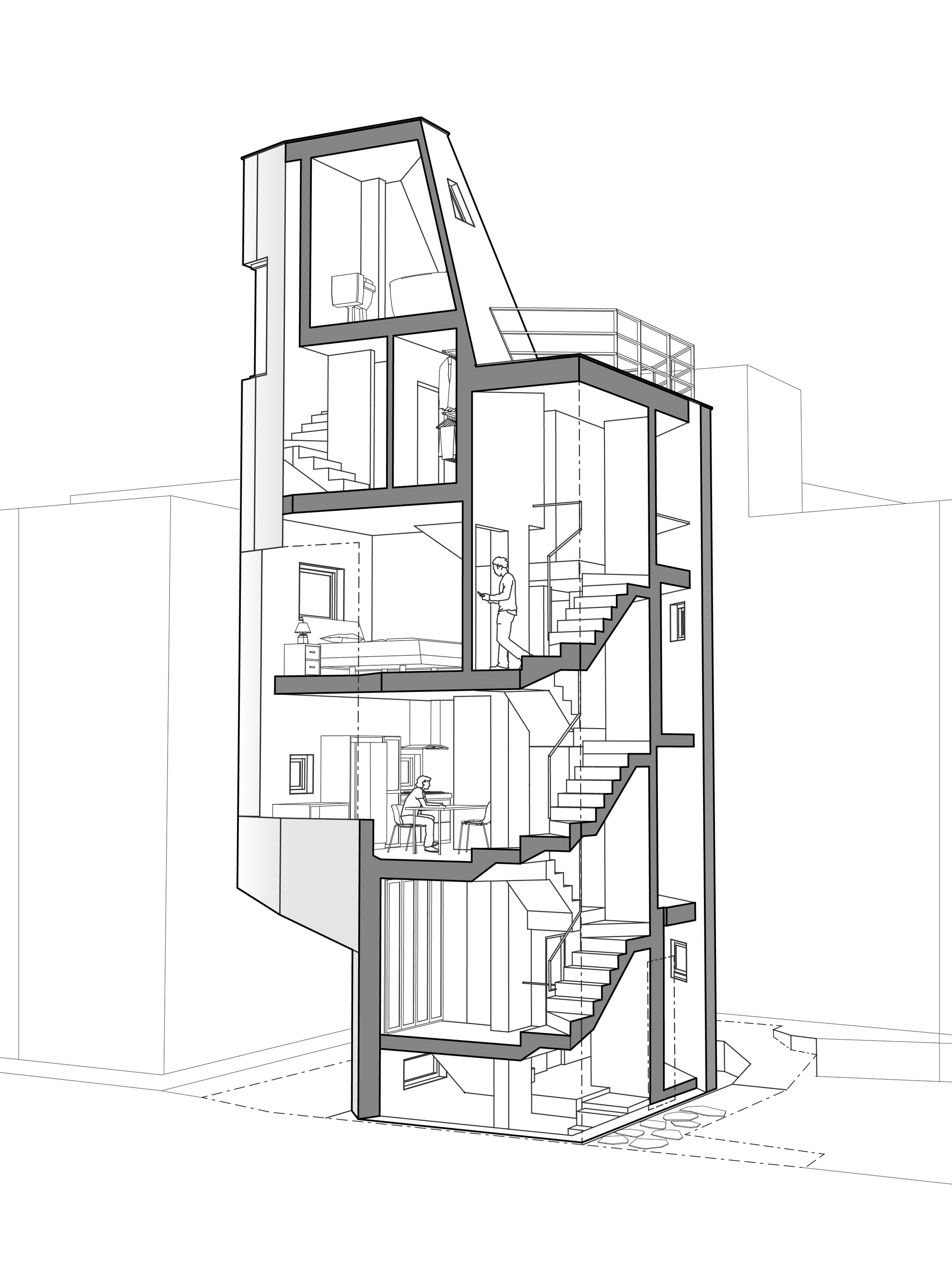 2000x2652 Gallery Of Crevice House Theplus Architects