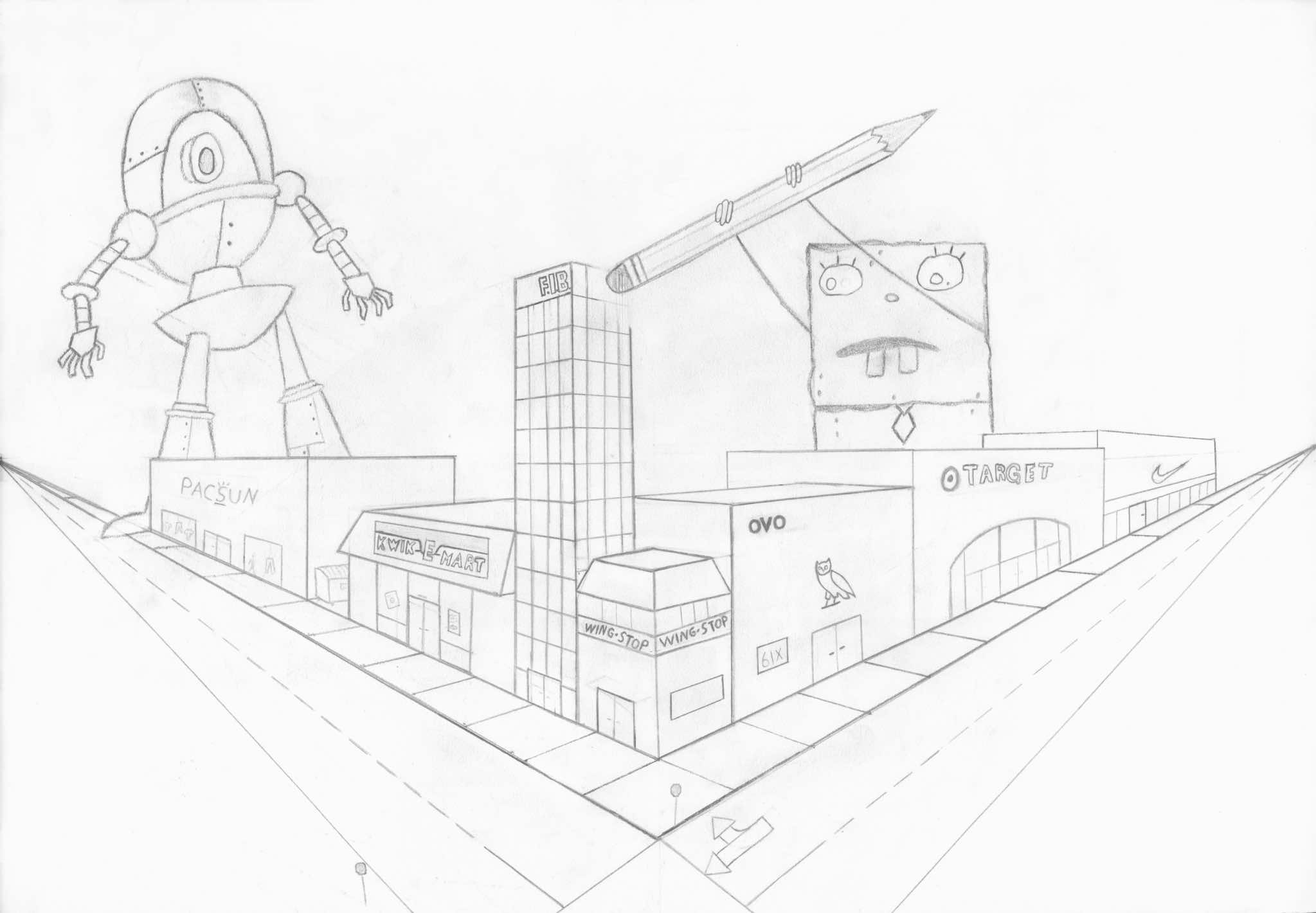 2047x1420 Jghs 2015 2016 Two Point Perspective Drawings