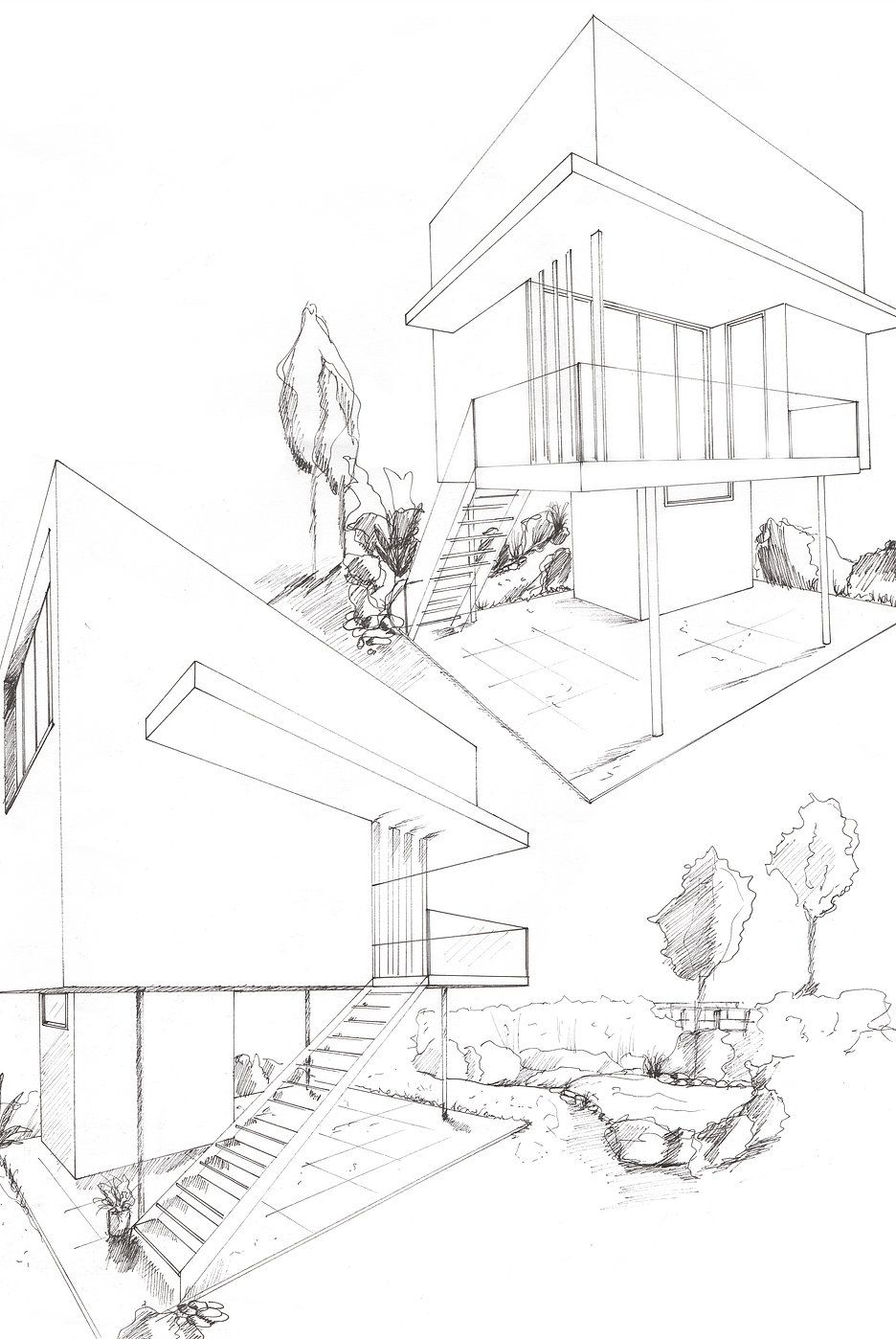 936x1398 Marielegrand Perspective Drawings Perspective