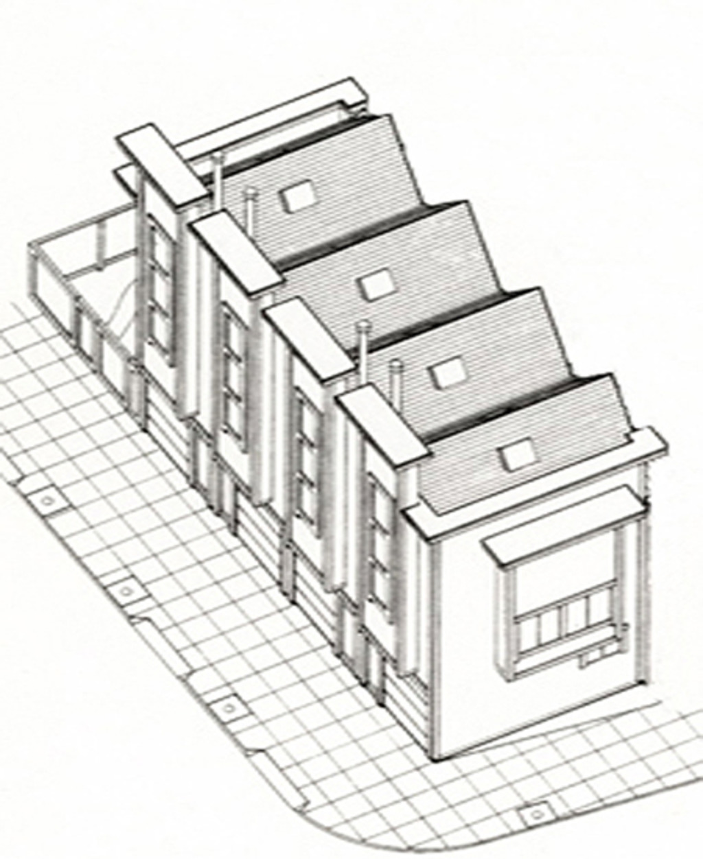 1024x1252 Modern Style House Plan