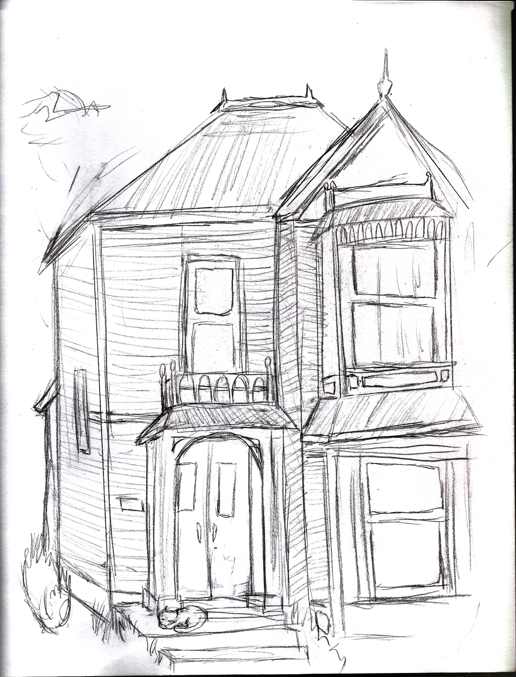 1024x1344 Small House Sketch By 1abiodun