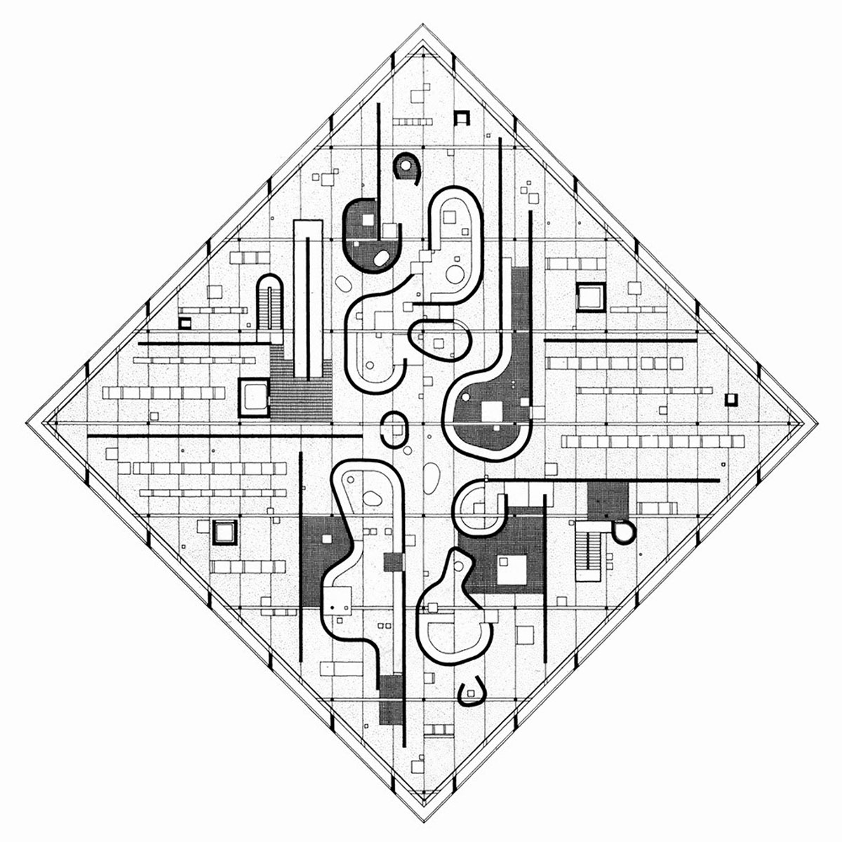 1200x1200 John Hejduk's Drawings