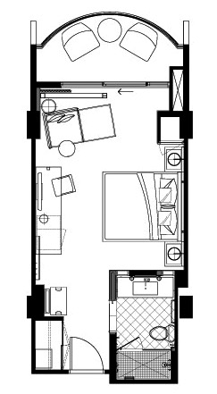 243x441 The Modern Honolulu Ocean View King With Terrace 340 Sqft Otel