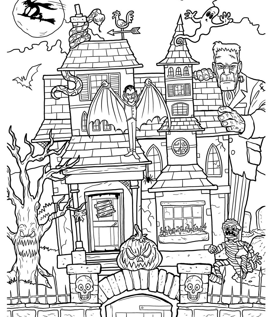 927x1080 Up House Coloring Page School Room Mom Drawing Pages