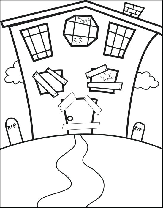549x700 Haunted Mansion Coloring Pages Printable Coloring Page For Kids