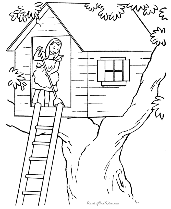 670x820 Top 80 House Coloring Pages