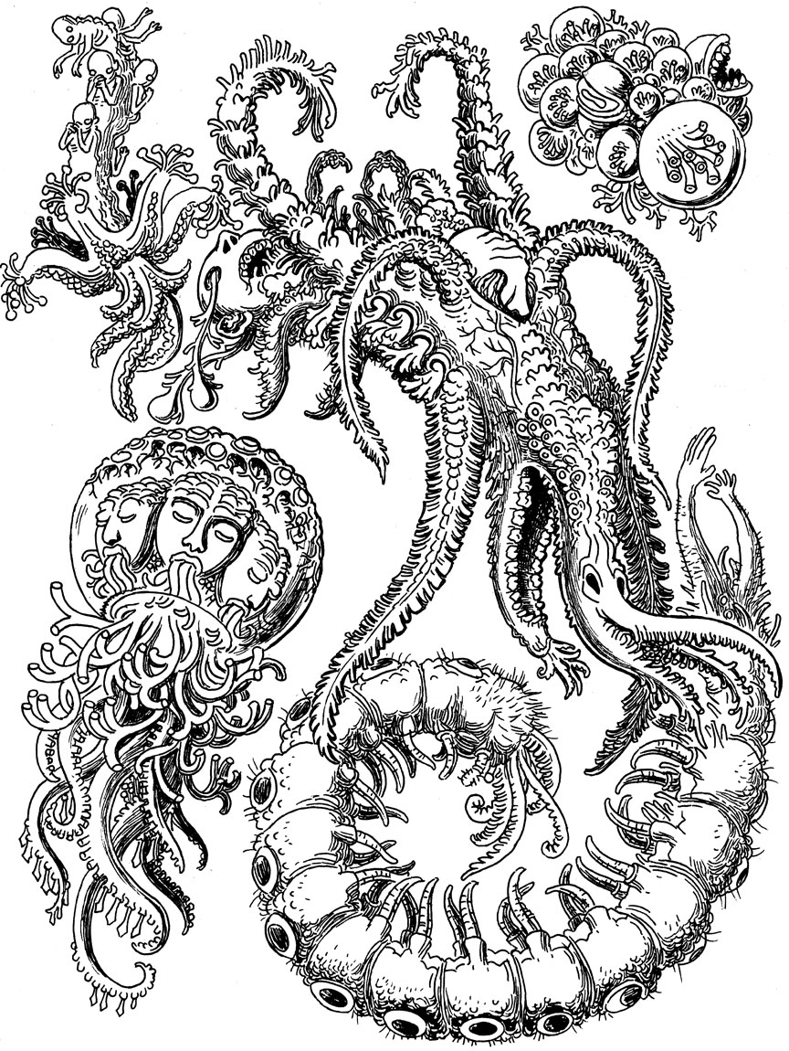 864x1150 Lovecraft Sketch The Dreams In The Witch House