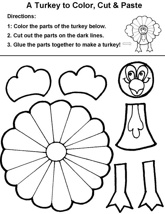 539x696 Thanksgiving Printable Crafts For Kids Fallhalloween