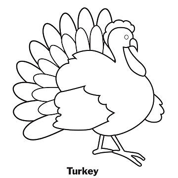 360x360 Printable Thanksgiving Coloring Pages