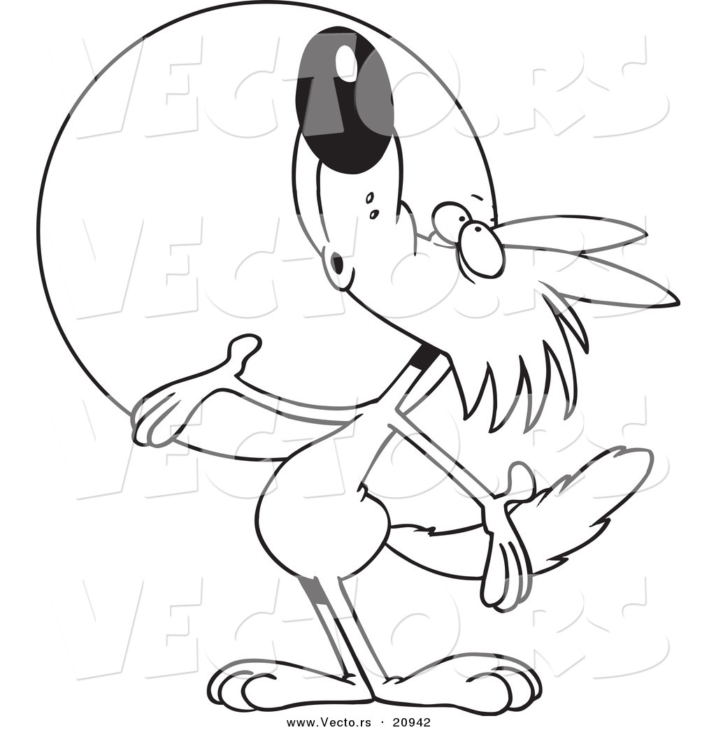 1024x1044 Vector Of A Cartoon Coyote Howling