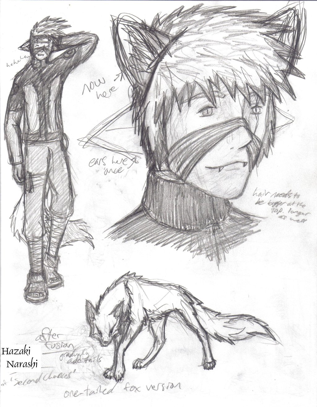 1024x1313 Hazaki Narashi Sketches By Howling Wolf