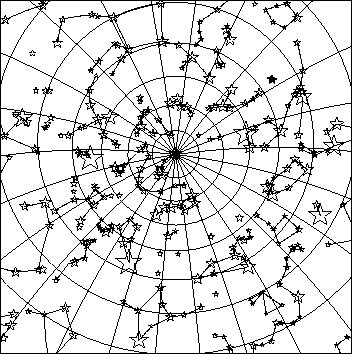 352x354 Constellations Drawing