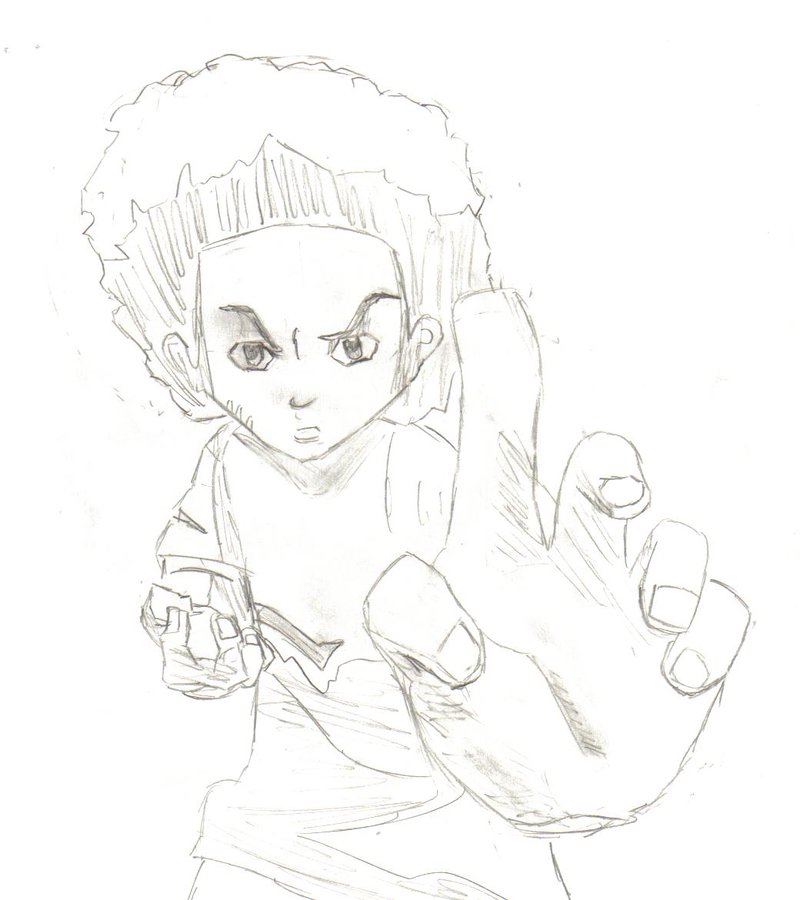 800x900 Huey Freeman By Megabyte666