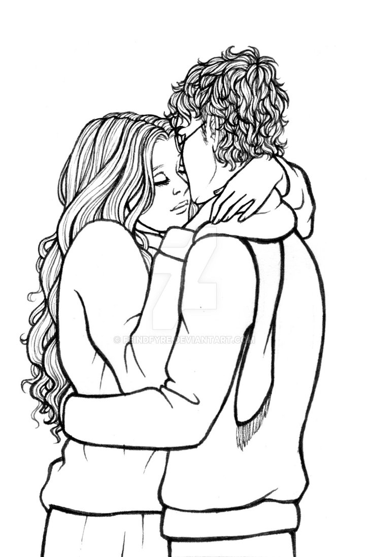 727x1098 Harryxluna, Winter Hugs