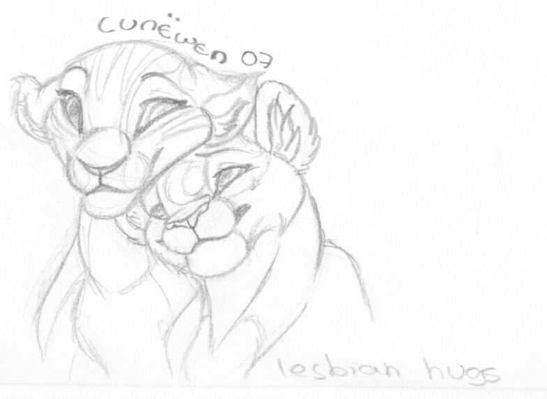 783x571 Lesbian Hugs By Lunewen