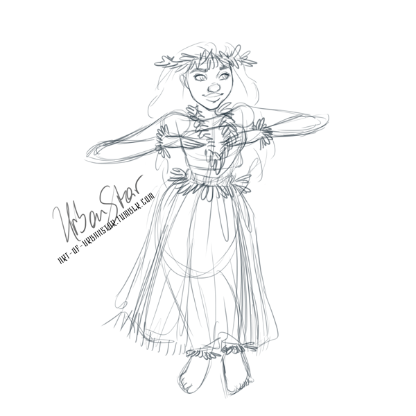 600x600 Art Of Urbanstar Quick Gif Animation Of Moana Hula Dancing, Not