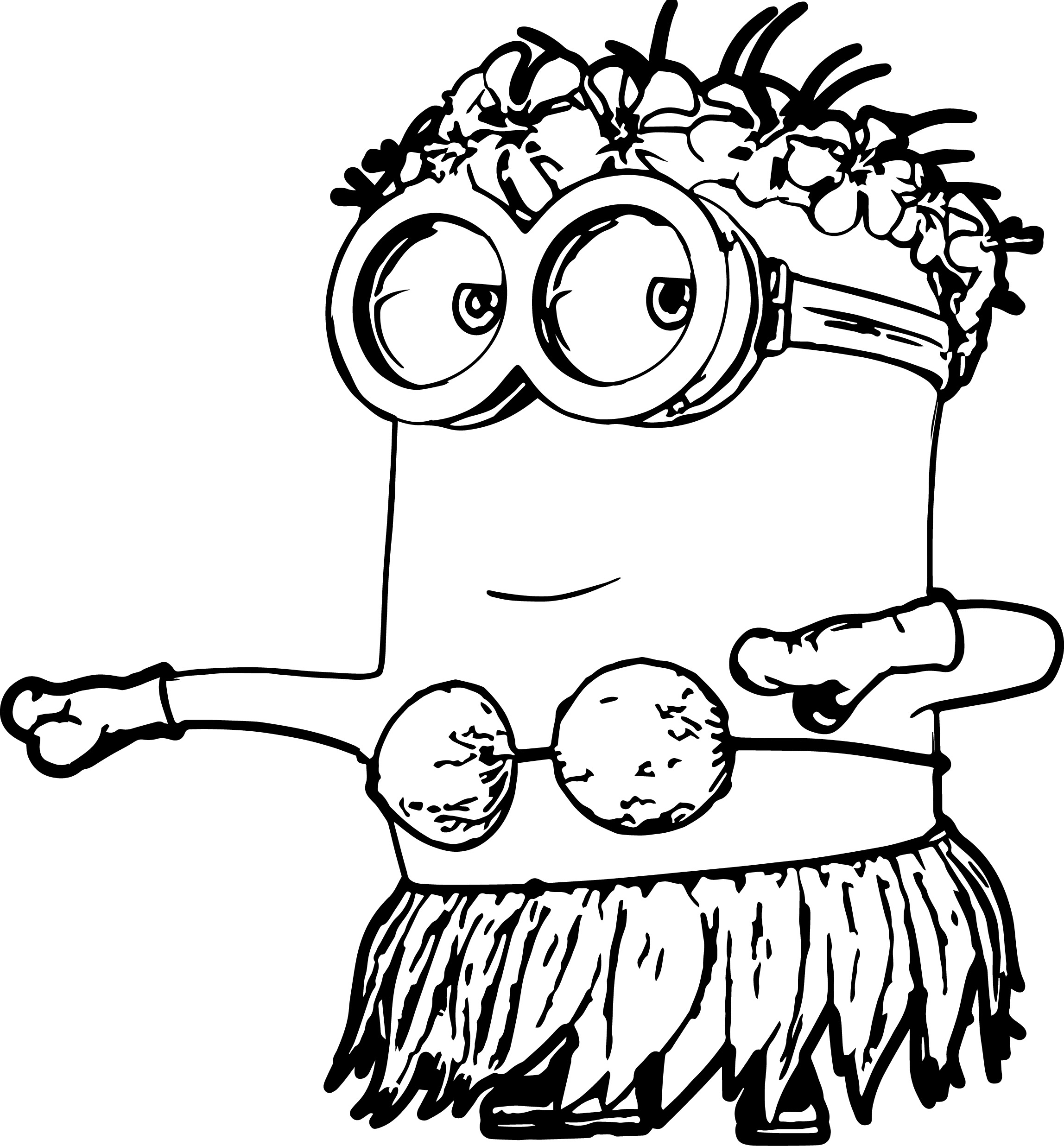 2296x2473 Coloring Pages Minions Preschool For Cure Draw Printable
