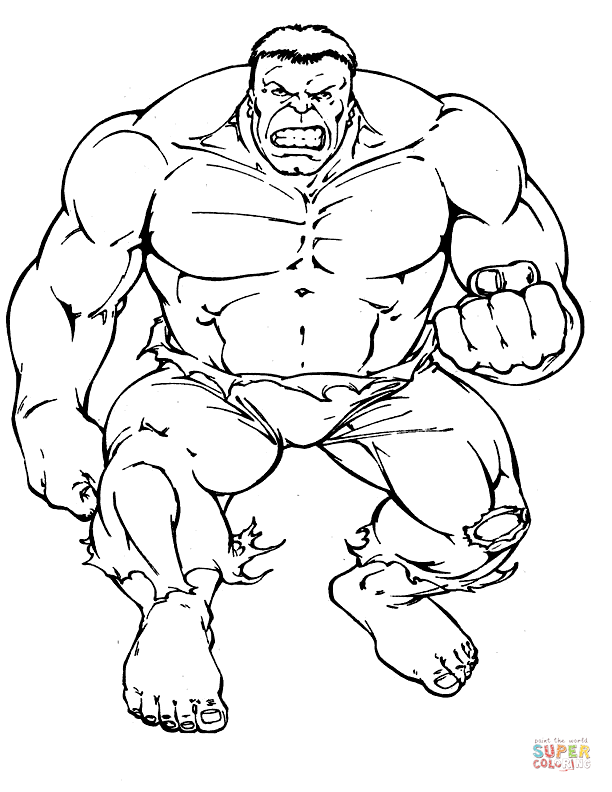 612x792 Hulk Coloring Pages Free Coloring Pages