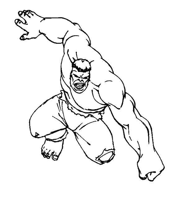 590x674 Incredible Hulk Coloring Pages Printable Httpfreecoloring Pages