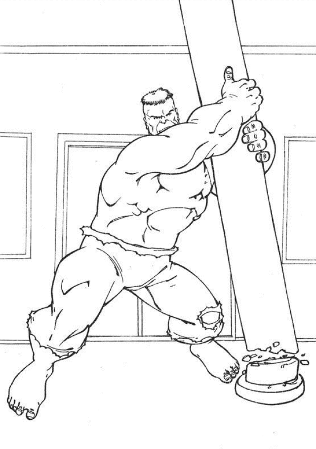640x907 Coloring Page Superhero Coloring Page The Hulk
