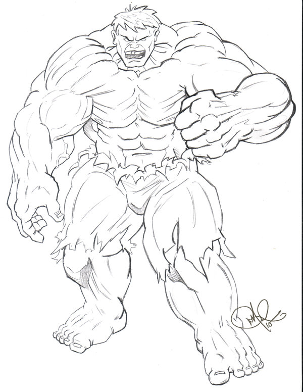 Hulk Drawing at GetDrawings | Free download