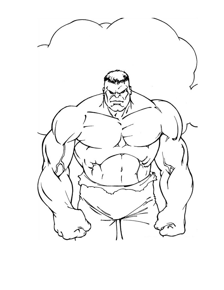 850x1100 Free Printable Hulk Coloring Pages For Kids