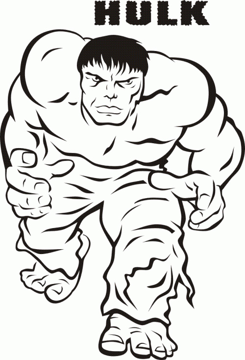 500x734 Incredible Hulk Coloring Pages Printable Httpfreecoloring Pages