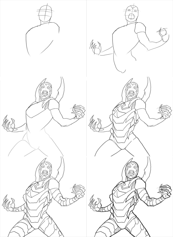 700x958 How To Draw Blue Beetle
