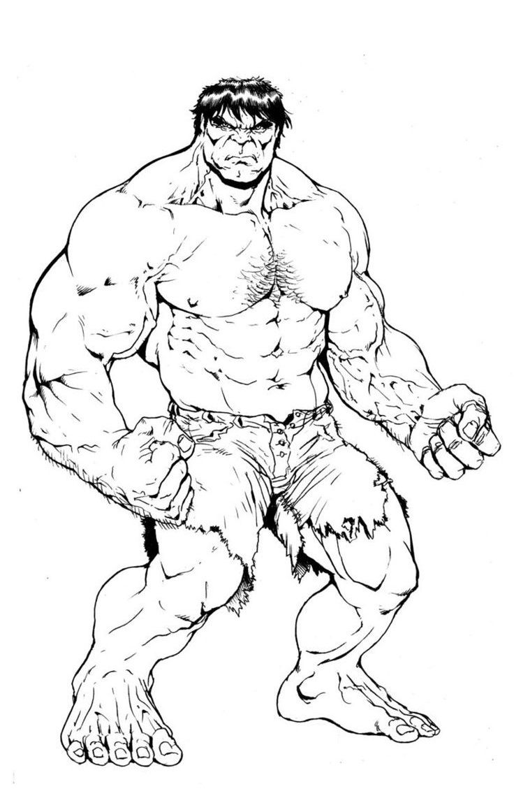 736x1162 Hulk Cartoon Coloring Pages Download And Print For Free
