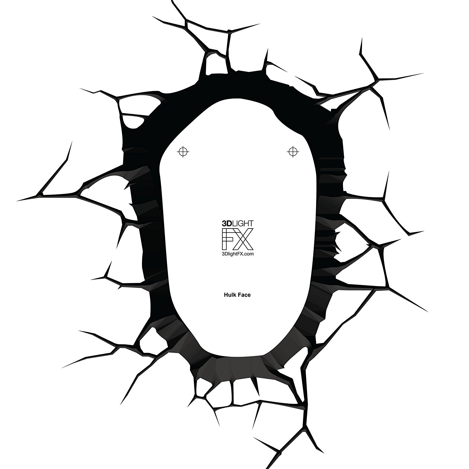 1500x1500 3dlightfx Marvel Avengers Hulk Face 3d Deco Light