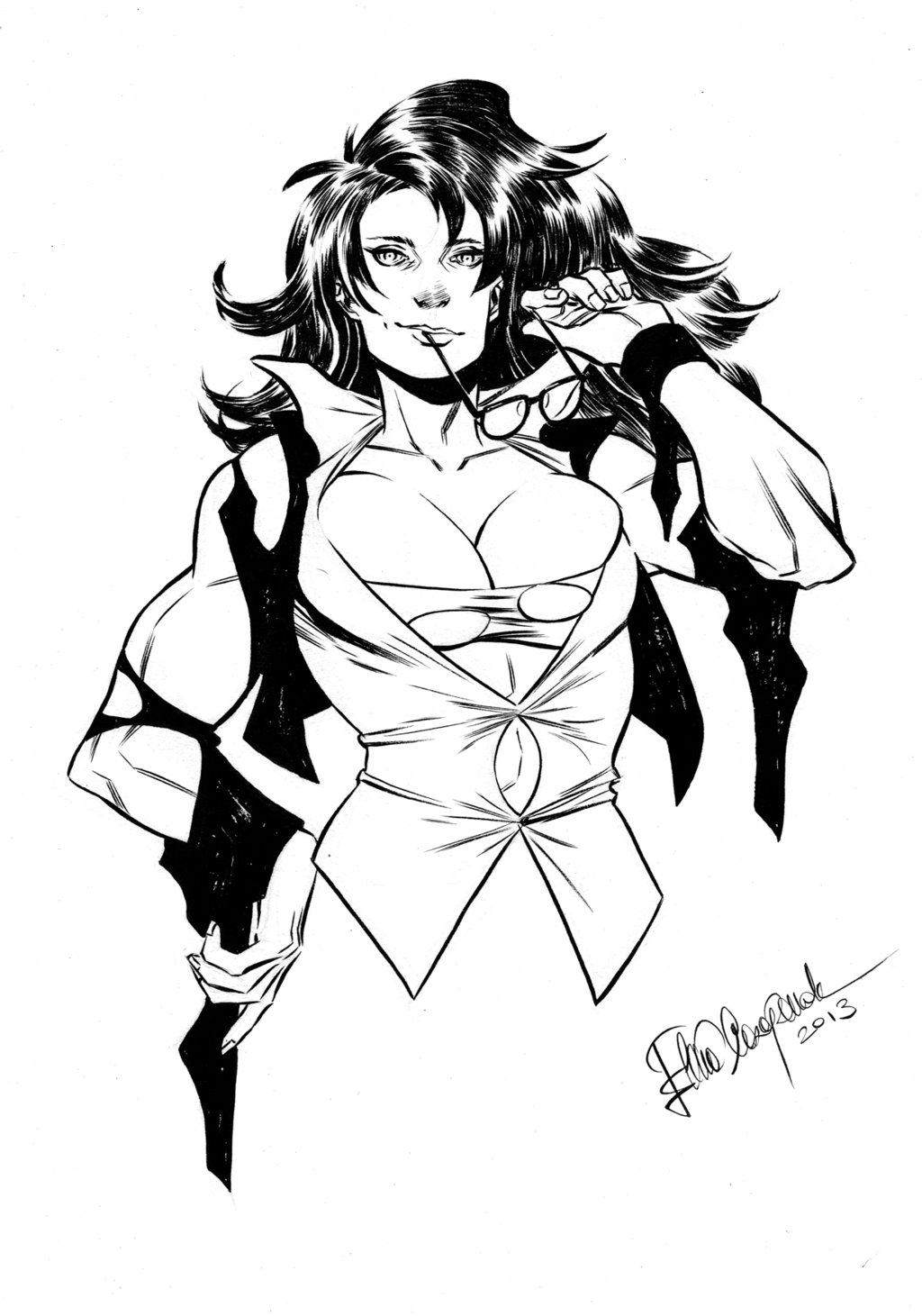 1024x1461 She Hulk Sketch Commission By Elena Casagrande