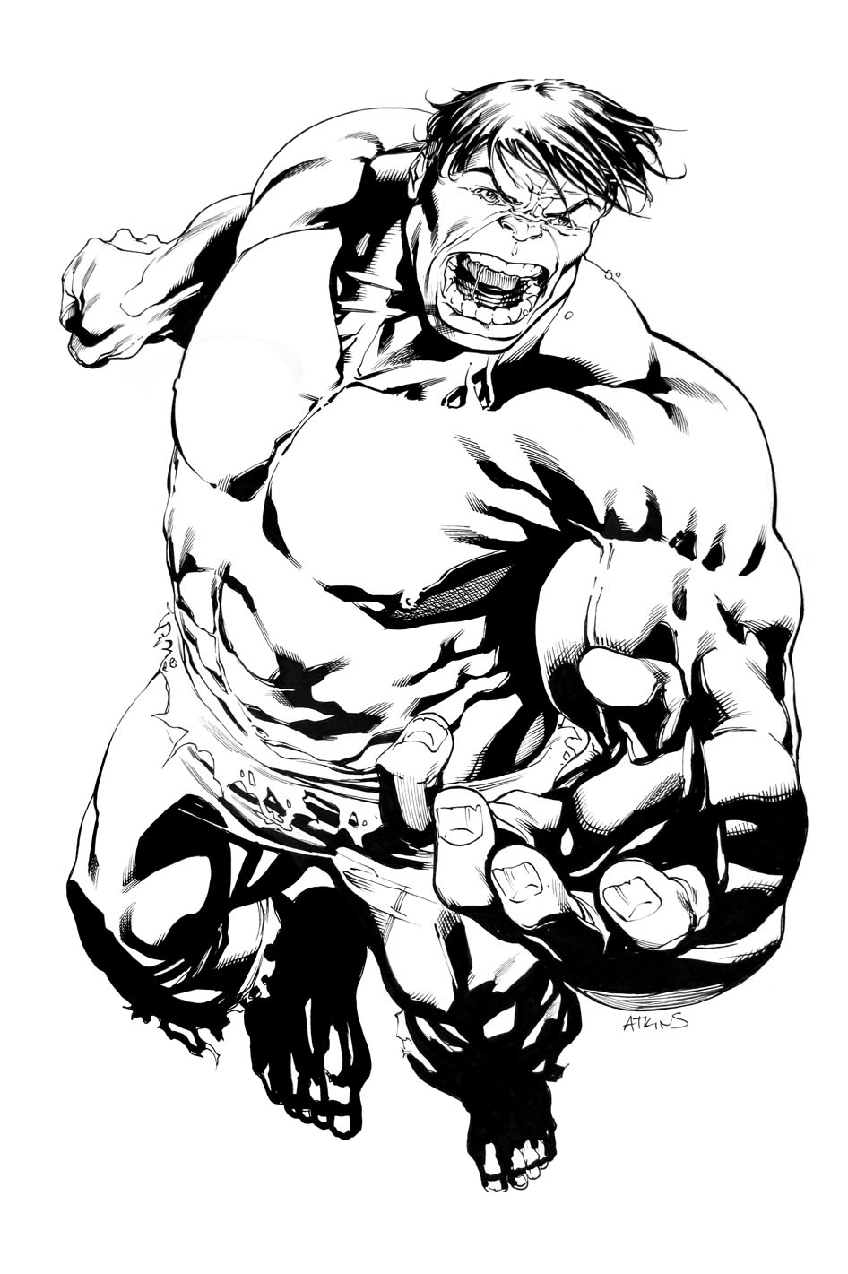 Hulk Smash Drawing at GetDrawings | Free download