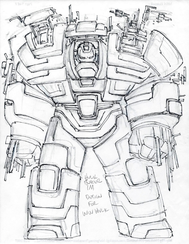 Hulkbuster Drawing at GetDrawings.com | Free for personal use