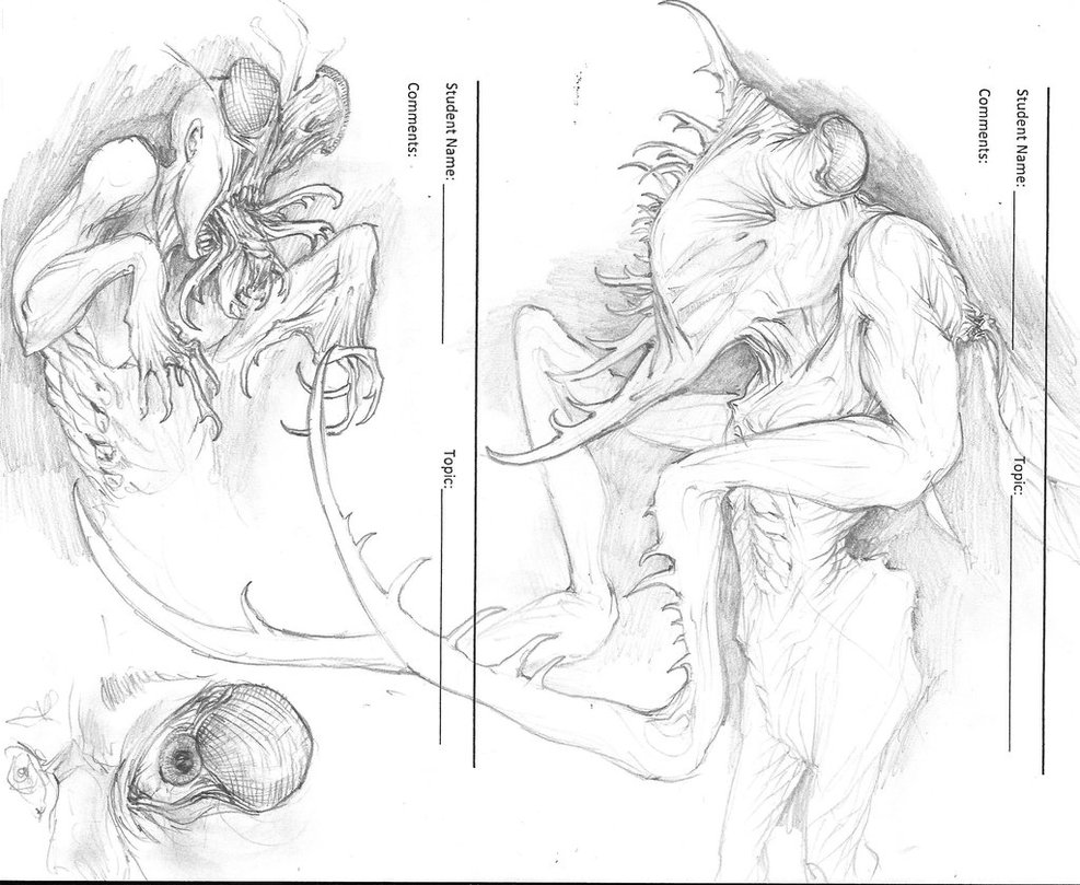 987x809 Human Praying Mantis Hybrids By Karkharokles