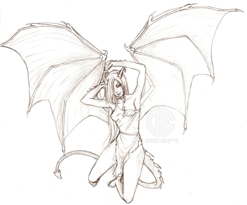 800x666 Aleara, The Human Dragon By Delespi On Halloween