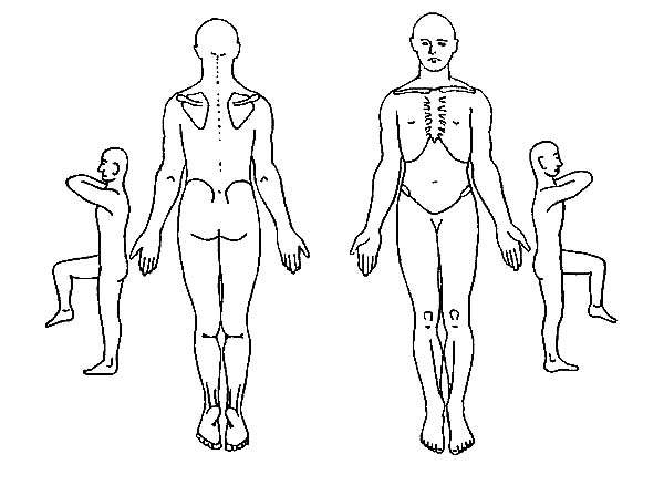 600x438 Human Body Outline Drawing Coloring Pages Coloring Sky