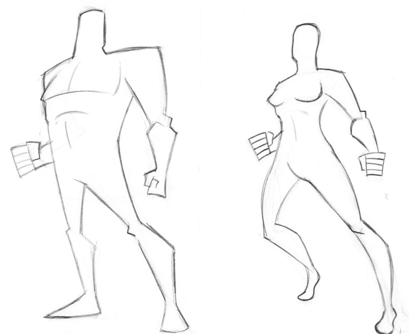 800x652 Blank Superhero Template